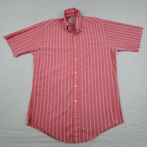 Brooks Brothers Sport Button Down Shirt Mens Small S Pink White‎ Stripes USA